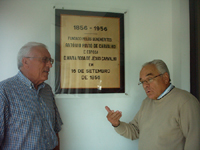 António Oliveira e António Magalhães, tesoureiro e presidente do Centro, respectivamente